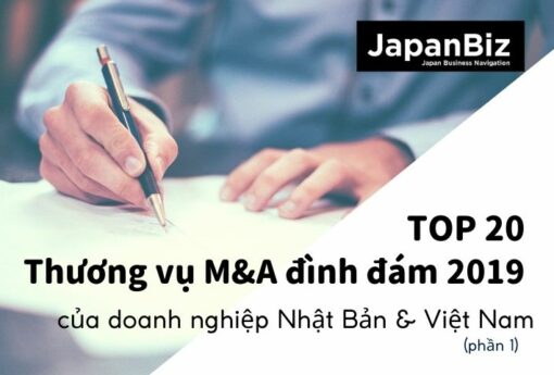 Top 20 thương vụ M&A Việt Nam Nhật Bản (phần 1)