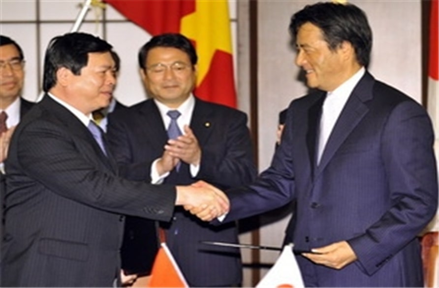 Buổi kí kết Hiệp định thương mại VJEPA tại Nhật Bản (2008)