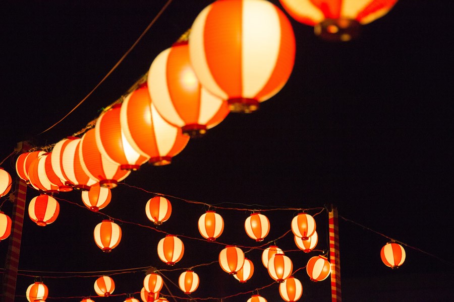 Đèn lồng tại các lễ hội Nhật Bản