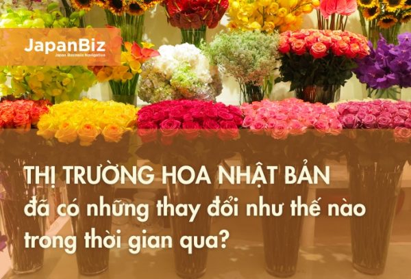 Thị trường hoa Nhật Bản đã có những thay đổi như thế nào trong thời gian qua? 