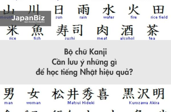 Bộ chữ Kanji là gì? Cần lưu ý những gì để học tiếng Nhật hiệu quả? 