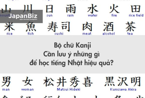 Bộ chữ Kanji là gì? Cần lưu ý những gì để học tiếng Nhật hiệu quả? 