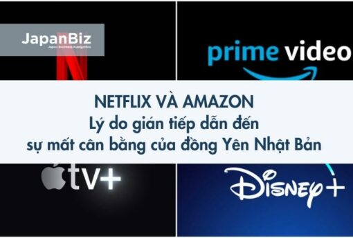 Netflix và Amazon - Lý do gián tiếp dẫn đến sự mất cân bằng của đồng Yên Nhật Bản