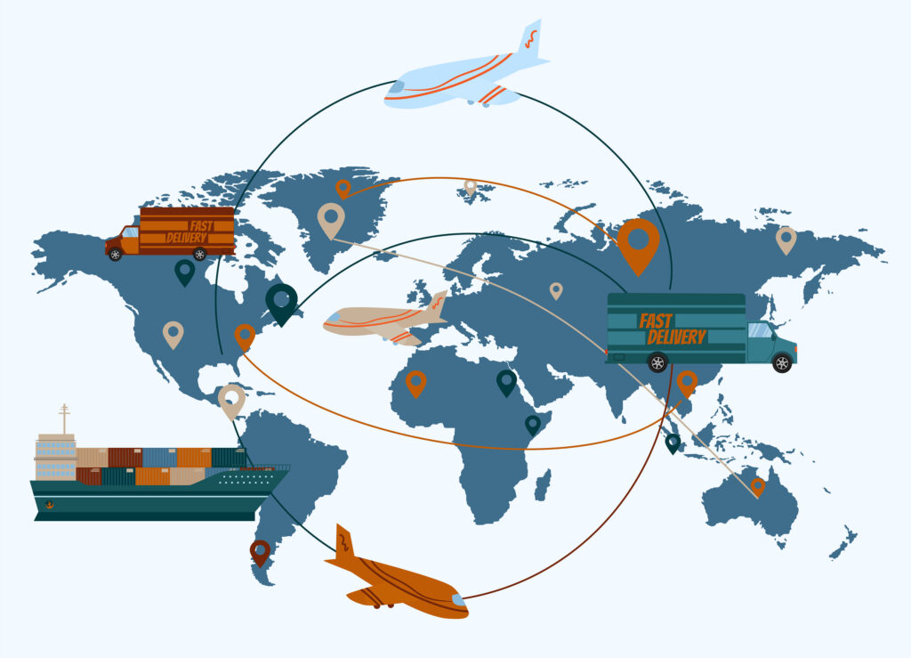 Vận chuyển xuyên quốc gia bằng hình thức ship quốc tế