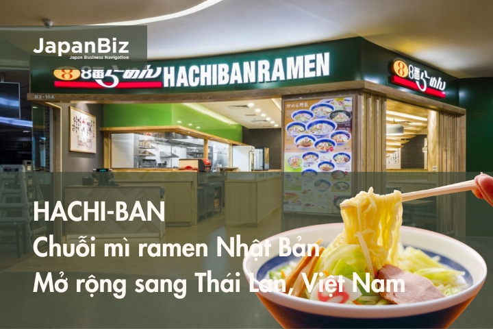 Chuỗi mì ramen Nhật Bản Hachi-Ban mở rộng tại Thái Lan, Việt Nam 