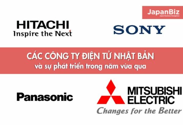 Các công ty điện tử Nhật Bản và sự phát triển trong năm vừa qua