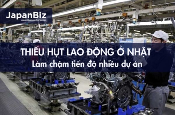 Thiếu hụt lao động ở Nhật làm chậm tiến độ nhiều dự án