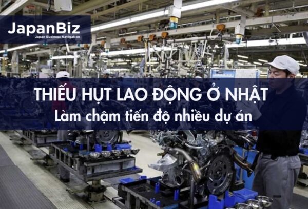 Thiếu hụt lao động ở Nhật làm chậm tiến độ nhiều dự án