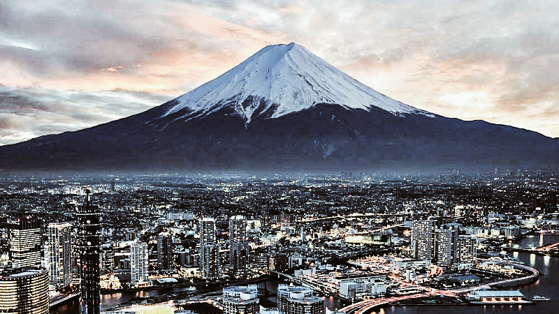 Núi Phú Sĩ và sự may mắn 