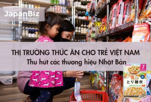 Thị trường Thức ăn cho trẻ Việt Nam thu hút các thương hiệu Nhật Bản