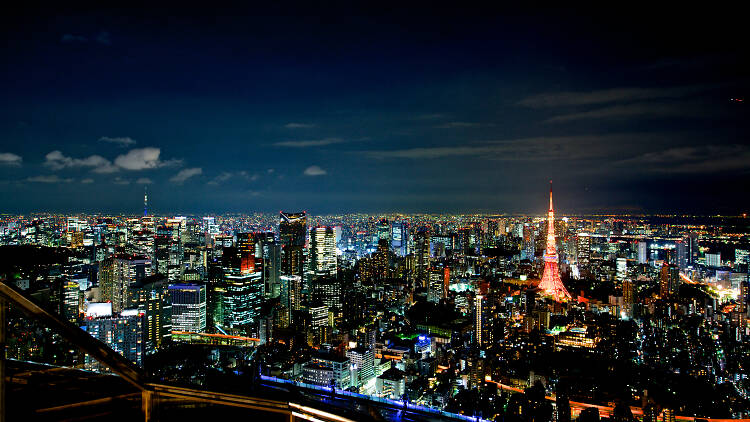 Đường chân trời Tokyo nhìn từ Tokyo City View 