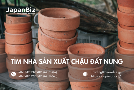 Tìm nhà sản xuất chậu đất nung xuất Nhật