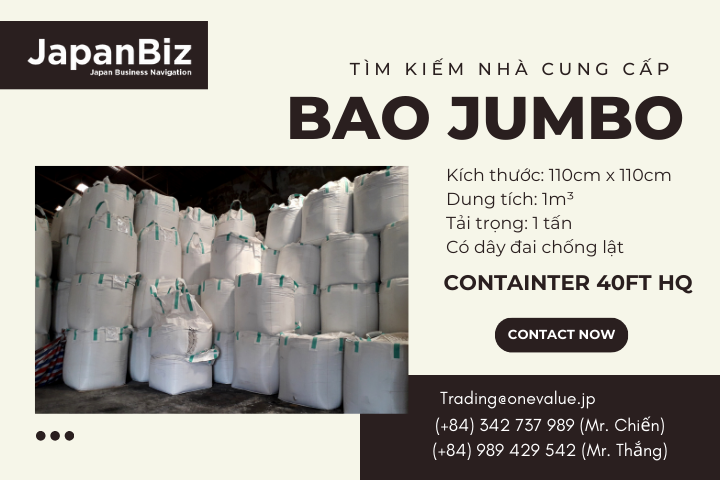 Tìm kiếm nhà cung cấp bao jumbo xuất Nhật