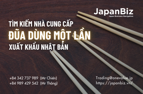 Tìm nhà cung cấp đũa dùng một lần xuất Nhật
