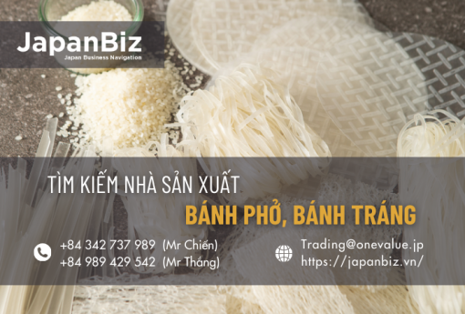 Tìm nhà sản xuất bánh phở, bánh tráng