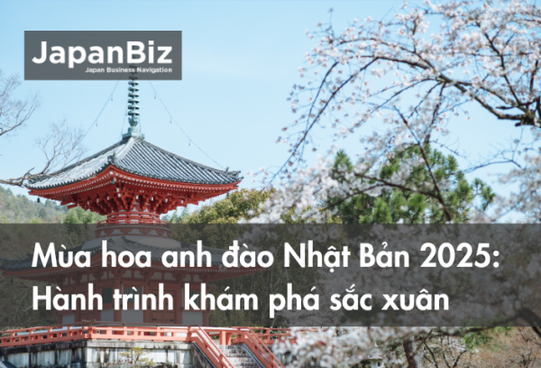 Mùa hoa anh đào Nhật Bản 2025: Hành trình khám phá sắc xuân