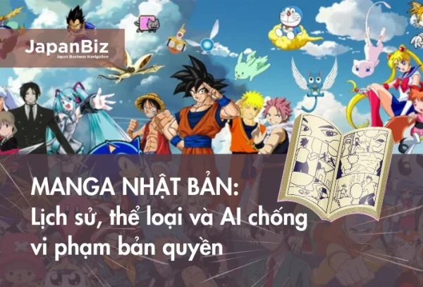 Manga Nhật Bản: Lịch sử, thể loại và AI chống vi phạm bản quyền