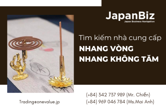 Tìm kiếm nhà cung cấp nhang xuất khẩu Nhật Bản