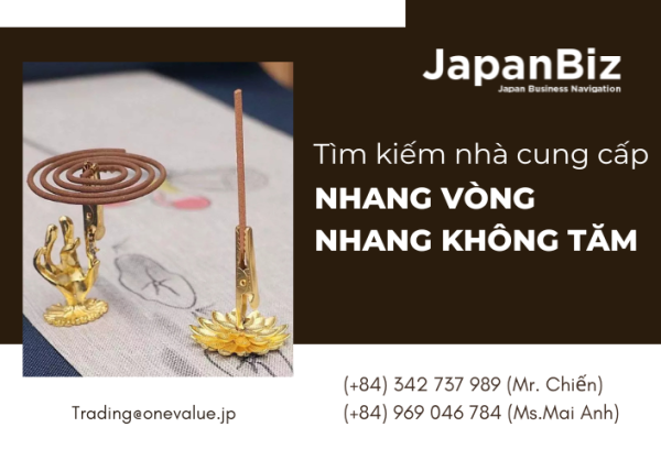 Tìm kiếm nhà cung cấp nhang xuất khẩu Nhật Bản