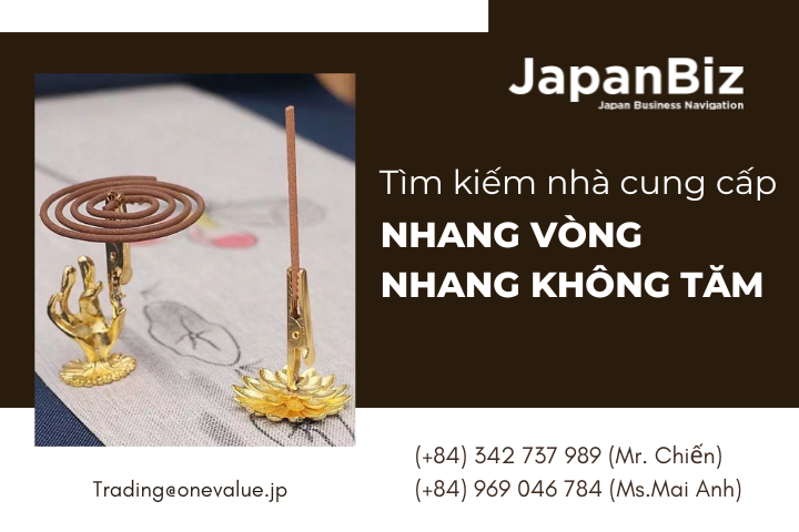 Tìm kiếm nhà cung cấp nhang xuất khẩu Nhật Bản
