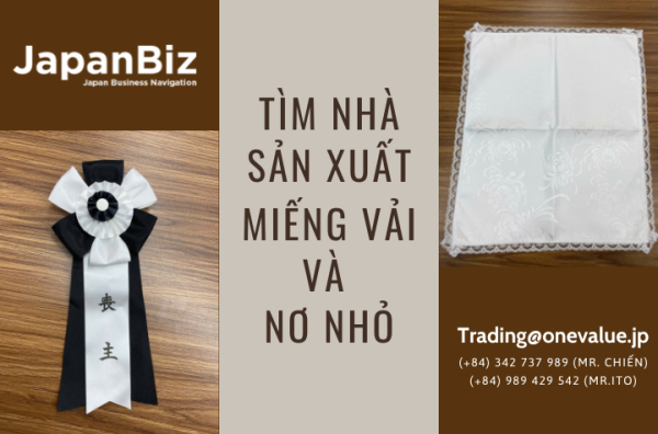 Tìm nhà sản xuất vải và nơ nhỏ