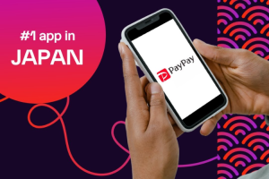 Ứng dụng thanh toán PayPay phổ biến tại Nhật Bản.