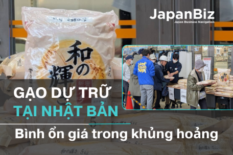 Gạo dự trữ tại Nhật: Bình ổn giá trong khủng hoảng