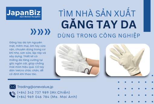 Tìm nhà sản xuất găng tay da dùng trong công nghiệp