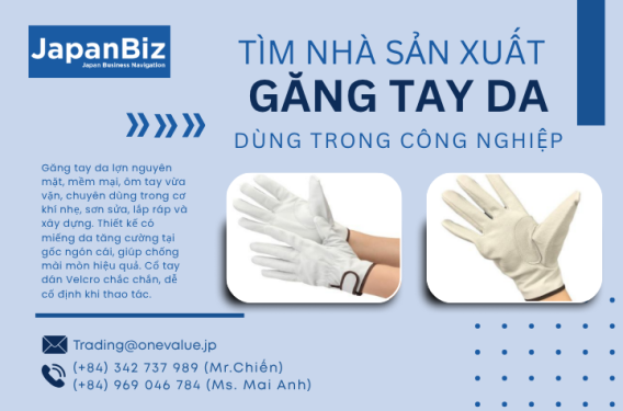 Tìm nhà sản xuất găng tay da dùng trong công nghiệp