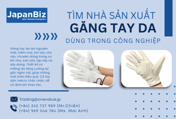 Tìm nhà sản xuất găng tay da dùng trong công nghiệp