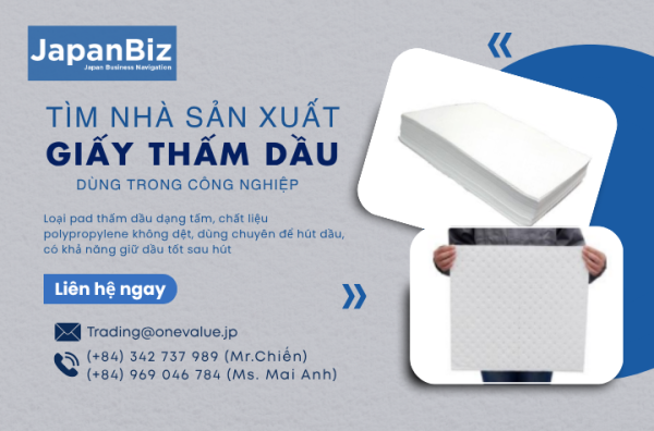 Tìm nhà sản xuất giấy thấm dầu dùng trong công nghiệp