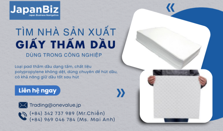 Tìm nhà sản xuất giấy thấm dầu dùng trong công nghiệp
