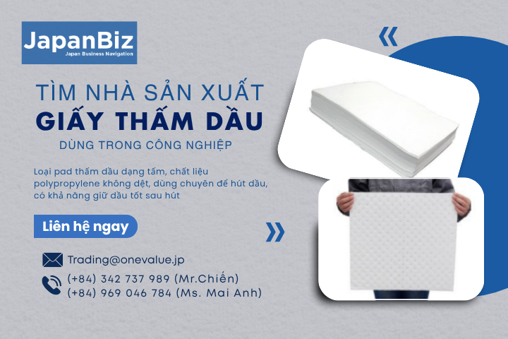 Tìm nhà sản xuất giấy thấm dầu dùng trong công nghiệp