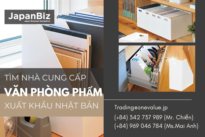 Tìm nhà cung cấp văn phòng phẩm xuất khẩu Nhật