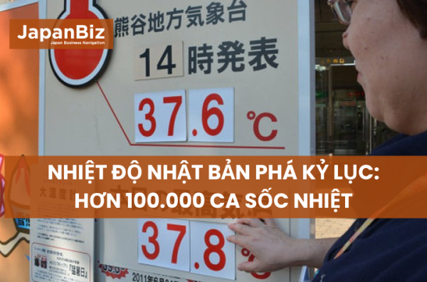 Nhiệt độ Nhật Bản phá kỷ lục: Hơn 100.000 ca sốc nhiệt