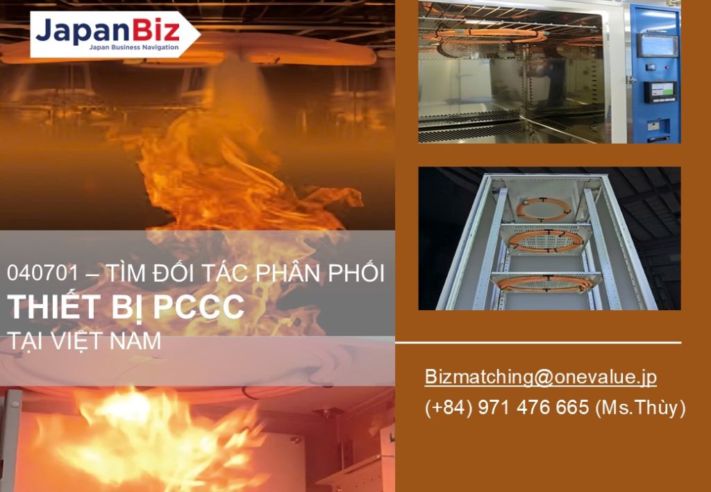 Tìm đối tác đại lý phân phối thiết bị PCCC tại Việt Nam