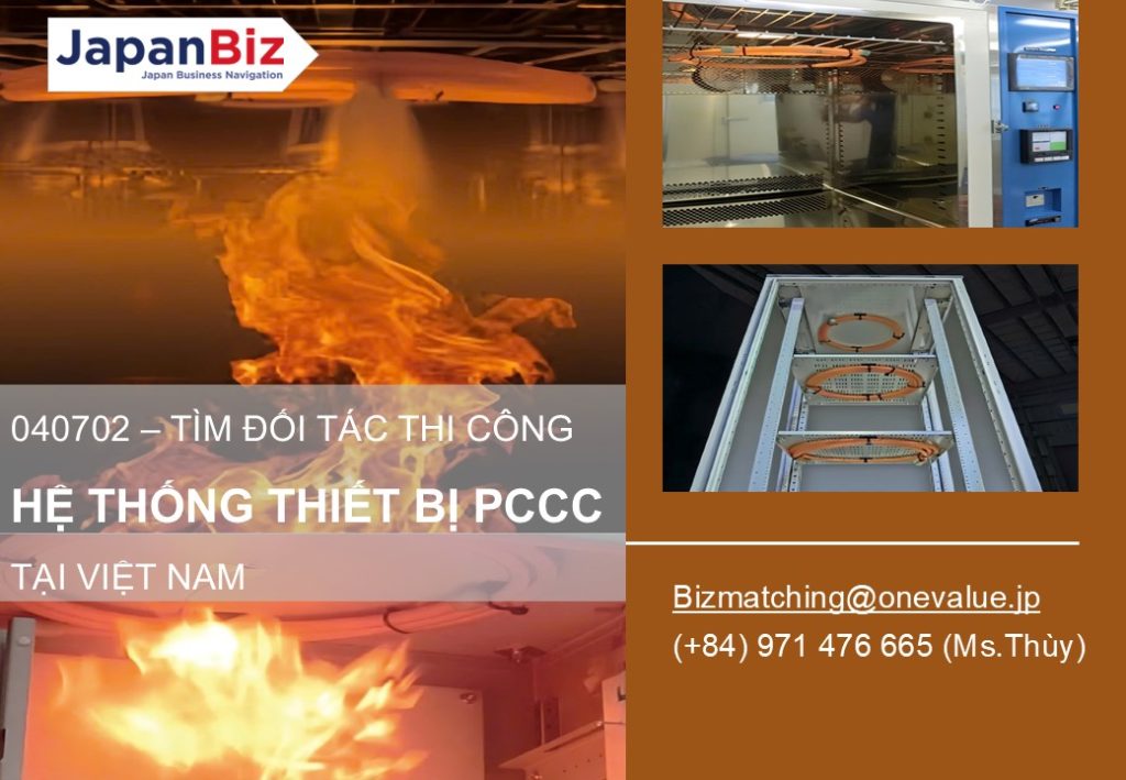 Tìm đối tác thi công hệ thống thiết bị PCCC tại Việt Nam