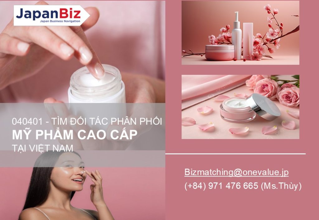 Tìm đối tác phân phối mỹ phẩm cao cấp tại Việt Nam